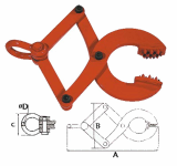 Pallet puller clamp 